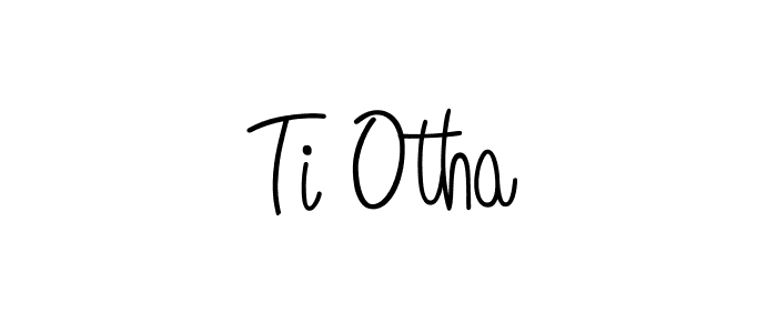 See photos of Ti Otha official signature by Spectra . Check more albums & portfolios. Read reviews & check more about Angelique-Rose-font-FFP font. Ti Otha signature style 5 images and pictures png