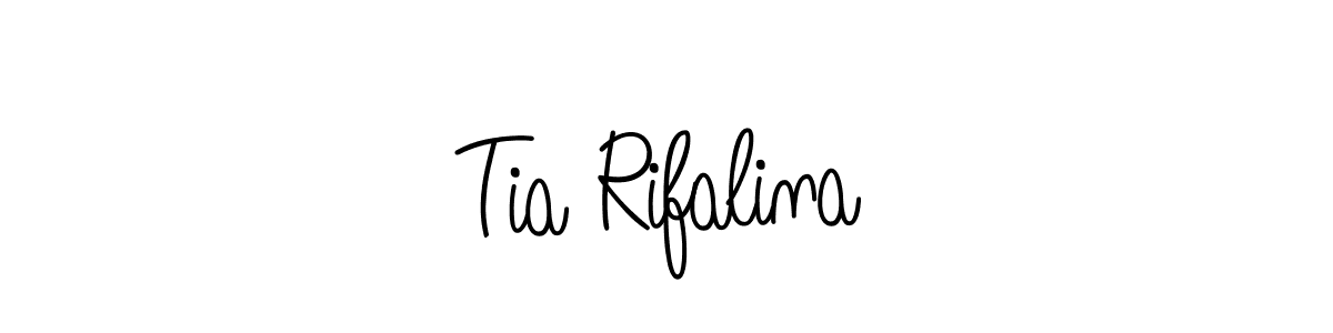 Also You can easily find your signature by using the search form. We will create Tia Rifalina name handwritten signature images for you free of cost using Angelique-Rose-font-FFP sign style. Tia Rifalina signature style 5 images and pictures png