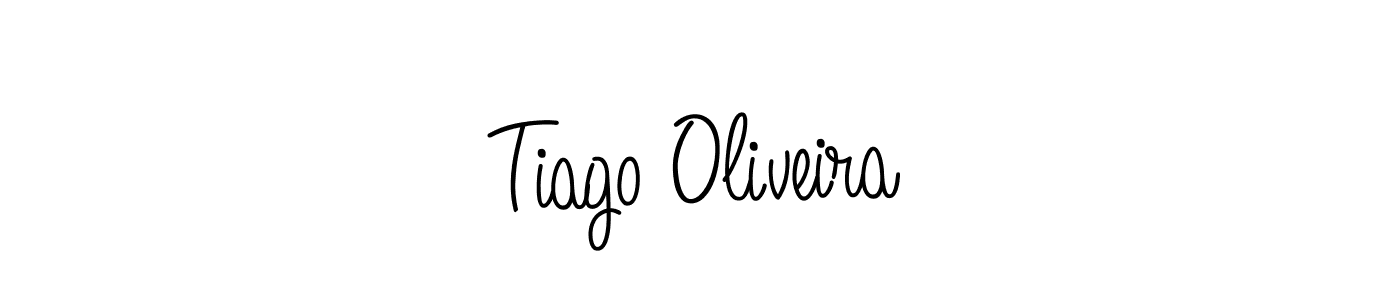 Use a signature maker to create a handwritten signature online. With this signature software, you can design (Angelique-Rose-font-FFP) your own signature for name Tiago Oliveira. Tiago Oliveira signature style 5 images and pictures png