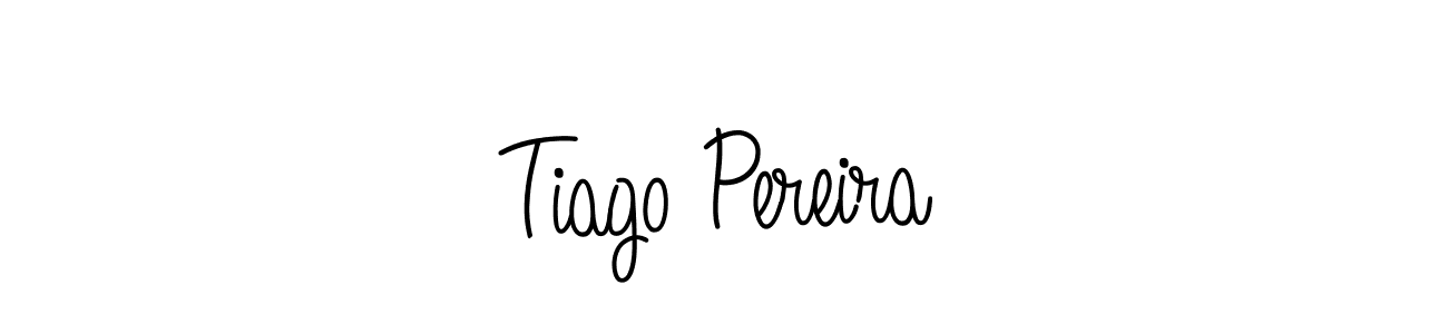 The best way (Angelique-Rose-font-FFP) to make a short signature is to pick only two or three words in your name. The name Tiago Pereira include a total of six letters. For converting this name. Tiago Pereira signature style 5 images and pictures png