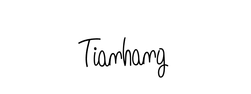 It looks lik you need a new signature style for name Tianhang. Design unique handwritten (Angelique-Rose-font-FFP) signature with our free signature maker in just a few clicks. Tianhang signature style 5 images and pictures png