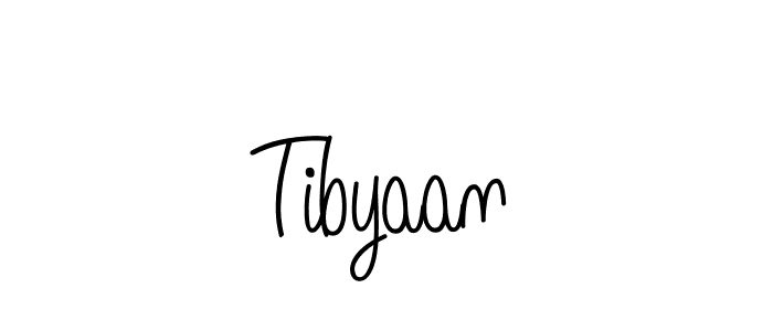 Use a signature maker to create a handwritten signature online. With this signature software, you can design (Angelique-Rose-font-FFP) your own signature for name Tibyaan. Tibyaan signature style 5 images and pictures png