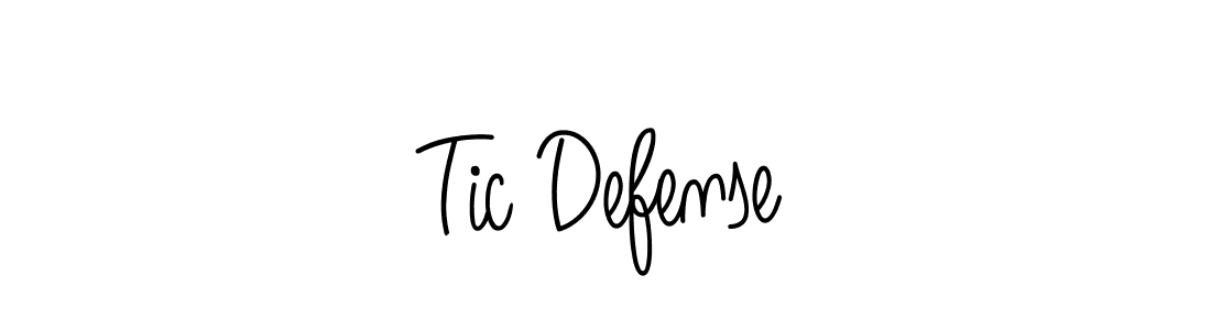 Design your own signature with our free online signature maker. With this signature software, you can create a handwritten (Angelique-Rose-font-FFP) signature for name Tic Defense. Tic Defense signature style 5 images and pictures png