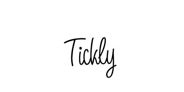 Also we have Tickly name is the best signature style. Create professional handwritten signature collection using Angelique-Rose-font-FFP autograph style. Tickly signature style 5 images and pictures png