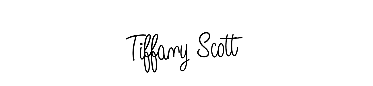 Make a beautiful signature design for name Tiffany Scott. With this signature (Angelique-Rose-font-FFP) style, you can create a handwritten signature for free. Tiffany Scott signature style 5 images and pictures png