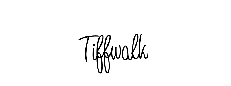 How to make Tiffwalk signature? Angelique-Rose-font-FFP is a professional autograph style. Create handwritten signature for Tiffwalk name. Tiffwalk signature style 5 images and pictures png