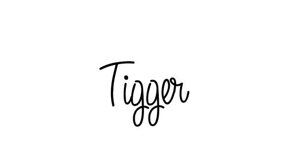 The best way (Angelique-Rose-font-FFP) to make a short signature is to pick only two or three words in your name. The name Tigger include a total of six letters. For converting this name. Tigger signature style 5 images and pictures png