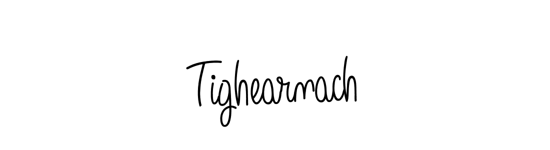 How to make Tighearnach name signature. Use Angelique-Rose-font-FFP style for creating short signs online. This is the latest handwritten sign. Tighearnach signature style 5 images and pictures png