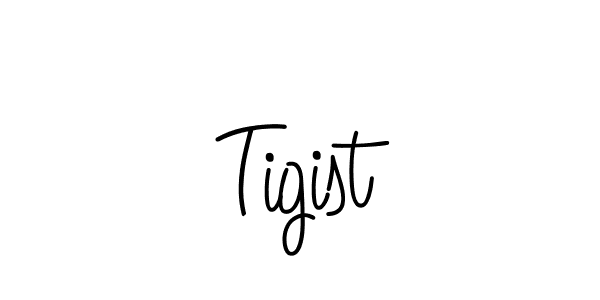 Design your own signature with our free online signature maker. With this signature software, you can create a handwritten (Angelique-Rose-font-FFP) signature for name Tigist. Tigist signature style 5 images and pictures png