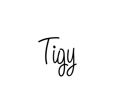 Tigy stylish signature style. Best Handwritten Sign (Angelique-Rose-font-FFP) for my name. Handwritten Signature Collection Ideas for my name Tigy. Tigy signature style 5 images and pictures png