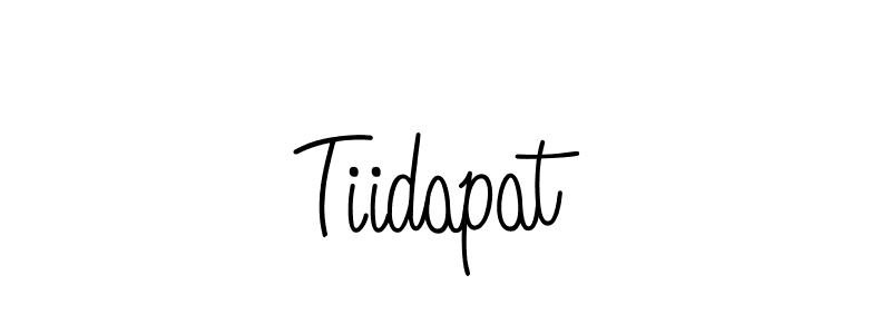 Use a signature maker to create a handwritten signature online. With this signature software, you can design (Angelique-Rose-font-FFP) your own signature for name Tiidapat. Tiidapat signature style 5 images and pictures png