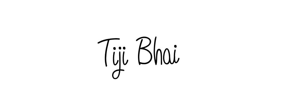 Angelique-Rose-font-FFP is a professional signature style that is perfect for those who want to add a touch of class to their signature. It is also a great choice for those who want to make their signature more unique. Get Tiji Bhai name to fancy signature for free. Tiji Bhai signature style 5 images and pictures png