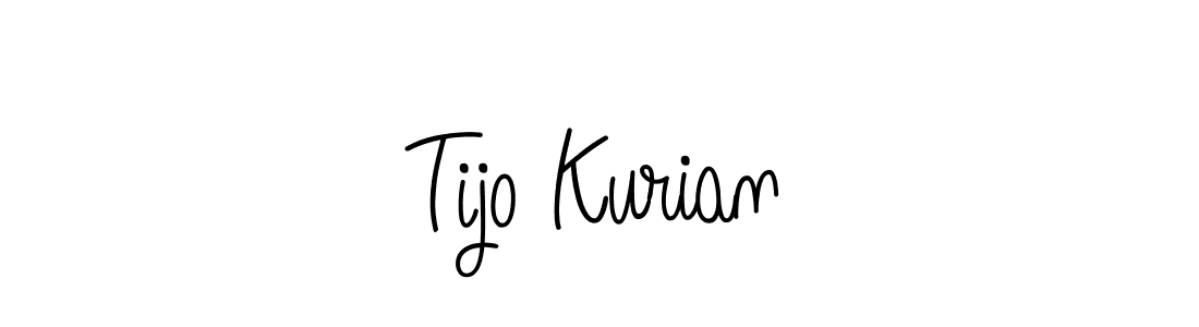 Design your own signature with our free online signature maker. With this signature software, you can create a handwritten (Angelique-Rose-font-FFP) signature for name Tijo Kurian. Tijo Kurian signature style 5 images and pictures png