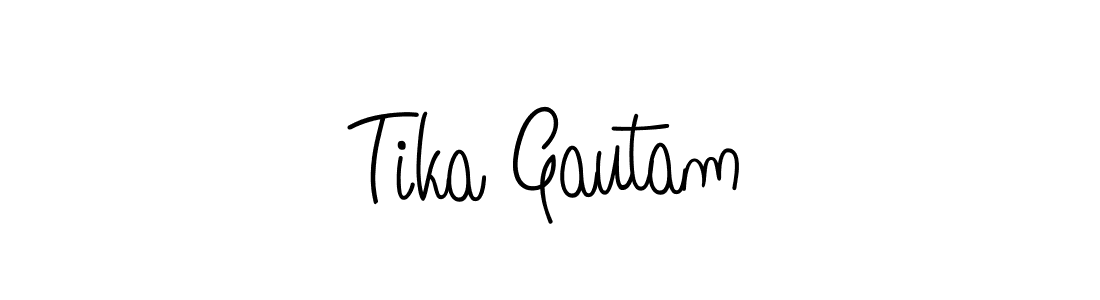 Make a short Tika Gautam signature style. Manage your documents anywhere anytime using Angelique-Rose-font-FFP. Create and add eSignatures, submit forms, share and send files easily. Tika Gautam signature style 5 images and pictures png