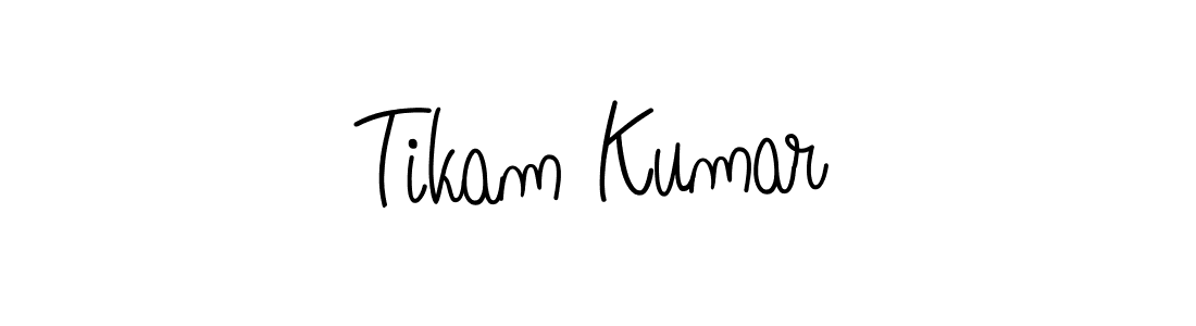 Best and Professional Signature Style for Tikam Kumar. Angelique-Rose-font-FFP Best Signature Style Collection. Tikam Kumar signature style 5 images and pictures png