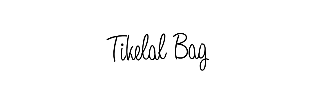 Make a beautiful signature design for name Tikelal Bag. With this signature (Angelique-Rose-font-FFP) style, you can create a handwritten signature for free. Tikelal Bag signature style 5 images and pictures png