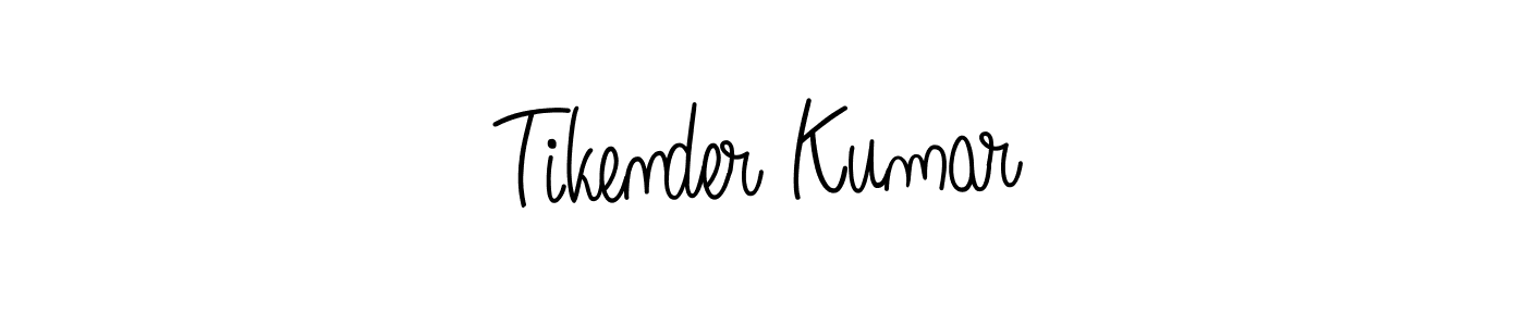 How to Draw Tikender Kumar signature style? Angelique-Rose-font-FFP is a latest design signature styles for name Tikender Kumar. Tikender Kumar signature style 5 images and pictures png