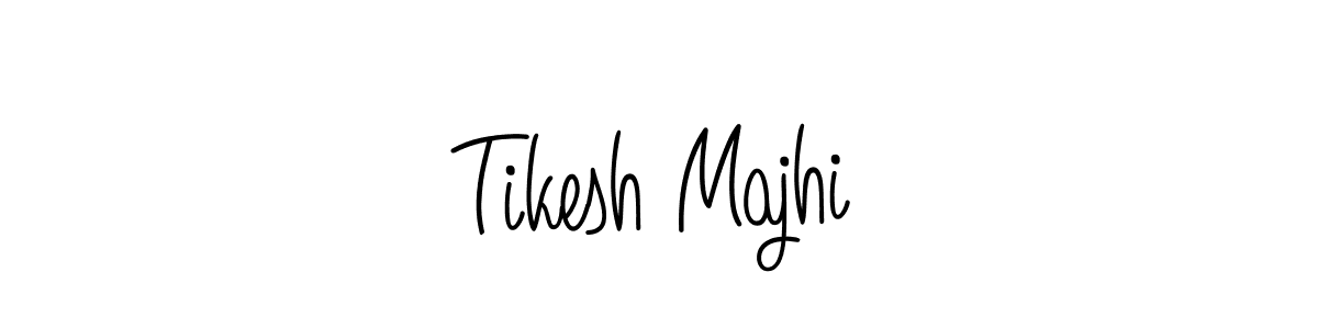 Also we have Tikesh Majhi name is the best signature style. Create professional handwritten signature collection using Angelique-Rose-font-FFP autograph style. Tikesh Majhi signature style 5 images and pictures png