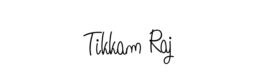 You can use this online signature creator to create a handwritten signature for the name Tikkam Raj. This is the best online autograph maker. Tikkam Raj signature style 5 images and pictures png