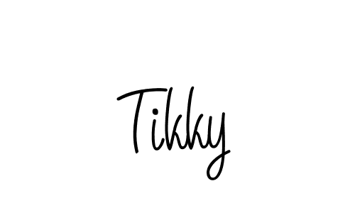 Best and Professional Signature Style for Tikky. Angelique-Rose-font-FFP Best Signature Style Collection. Tikky signature style 5 images and pictures png