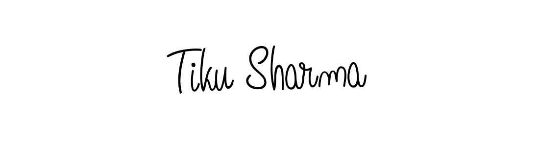 Angelique-Rose-font-FFP is a professional signature style that is perfect for those who want to add a touch of class to their signature. It is also a great choice for those who want to make their signature more unique. Get Tiku Sharma name to fancy signature for free. Tiku Sharma signature style 5 images and pictures png
