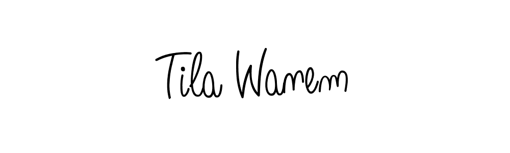 Once you've used our free online signature maker to create your best signature Angelique-Rose-font-FFP style, it's time to enjoy all of the benefits that Tila Wanem name signing documents. Tila Wanem signature style 5 images and pictures png