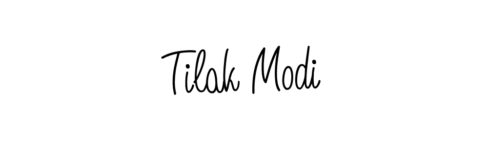 if you are searching for the best signature style for your name Tilak Modi. so please give up your signature search. here we have designed multiple signature styles  using Angelique-Rose-font-FFP. Tilak Modi signature style 5 images and pictures png