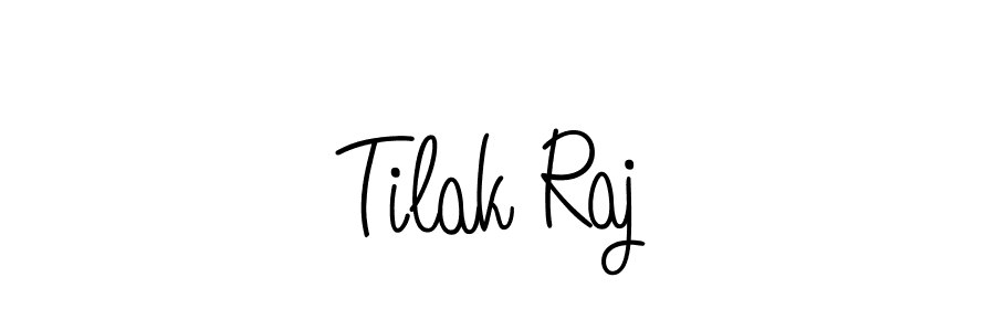 Angelique-Rose-font-FFP is a professional signature style that is perfect for those who want to add a touch of class to their signature. It is also a great choice for those who want to make their signature more unique. Get Tilak Raj name to fancy signature for free. Tilak Raj signature style 5 images and pictures png