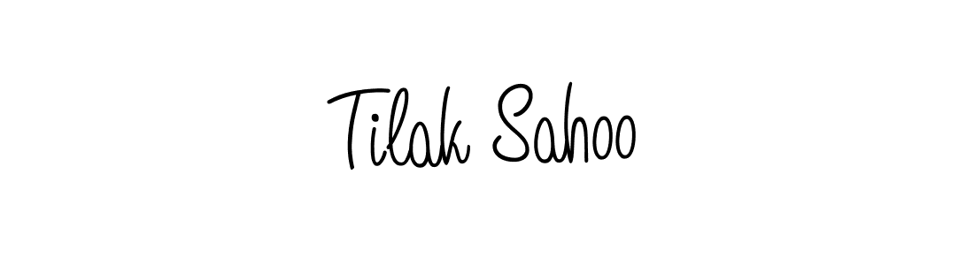 Similarly Angelique-Rose-font-FFP is the best handwritten signature design. Signature creator online .You can use it as an online autograph creator for name Tilak Sahoo. Tilak Sahoo signature style 5 images and pictures png