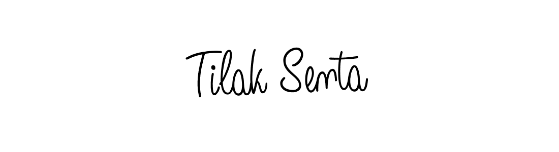 How to make Tilak Senta signature? Angelique-Rose-font-FFP is a professional autograph style. Create handwritten signature for Tilak Senta name. Tilak Senta signature style 5 images and pictures png