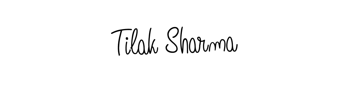 Make a beautiful signature design for name Tilak Sharma. Use this online signature maker to create a handwritten signature for free. Tilak Sharma signature style 5 images and pictures png
