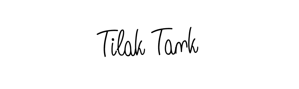 if you are searching for the best signature style for your name Tilak Tank. so please give up your signature search. here we have designed multiple signature styles  using Angelique-Rose-font-FFP. Tilak Tank signature style 5 images and pictures png