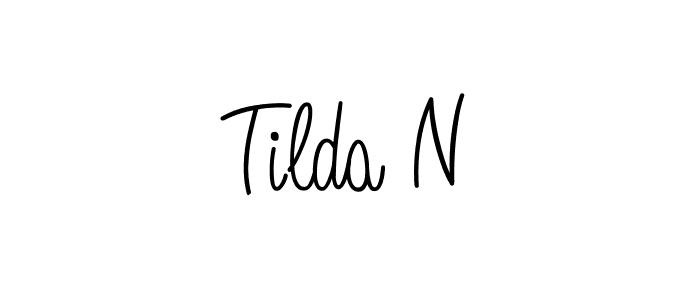 Make a beautiful signature design for name Tilda N. Use this online signature maker to create a handwritten signature for free. Tilda N signature style 5 images and pictures png
