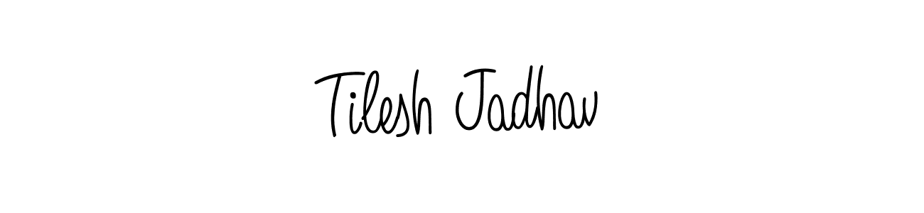 Best and Professional Signature Style for Tilesh Jadhav. Angelique-Rose-font-FFP Best Signature Style Collection. Tilesh Jadhav signature style 5 images and pictures png