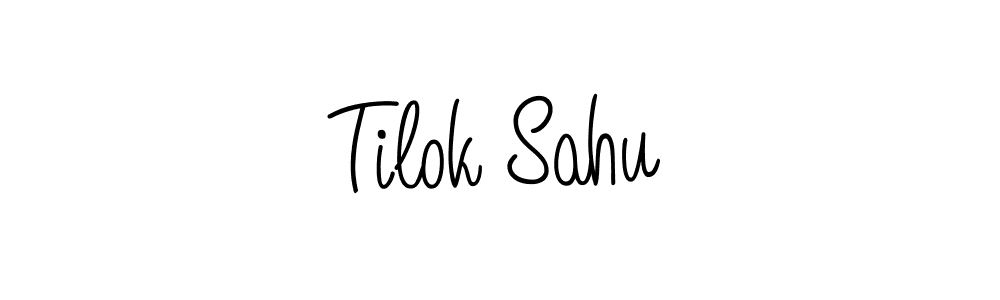 Check out images of Autograph of Tilok Sahu name. Actor Tilok Sahu Signature Style. Angelique-Rose-font-FFP is a professional sign style online. Tilok Sahu signature style 5 images and pictures png