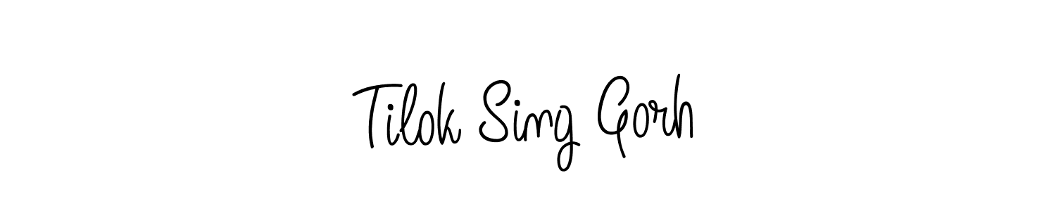 Check out images of Autograph of Tilok Sing Gorh name. Actor Tilok Sing Gorh Signature Style. Angelique-Rose-font-FFP is a professional sign style online. Tilok Sing Gorh signature style 5 images and pictures png