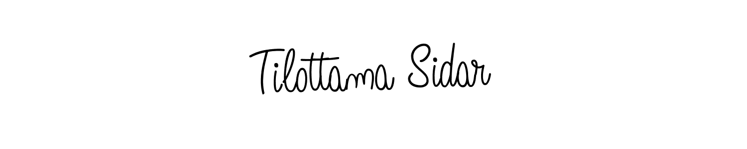 Use a signature maker to create a handwritten signature online. With this signature software, you can design (Angelique-Rose-font-FFP) your own signature for name Tilottama Sidar. Tilottama Sidar signature style 5 images and pictures png