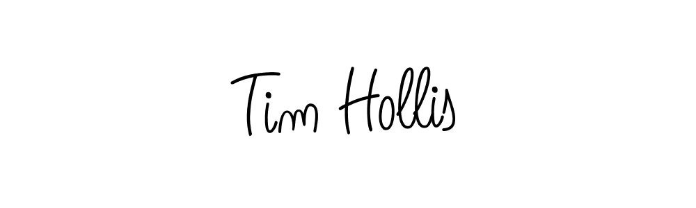 You should practise on your own different ways (Angelique-Rose-font-FFP) to write your name (Tim Hollis) in signature. don't let someone else do it for you. Tim Hollis signature style 5 images and pictures png