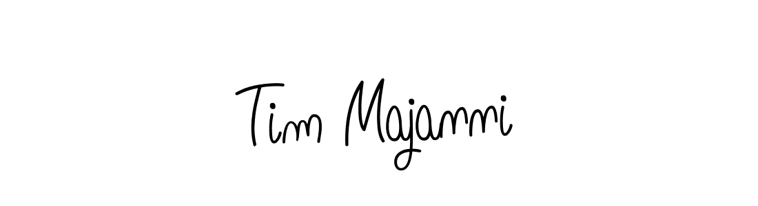 How to Draw Tim Majanni signature style? Angelique-Rose-font-FFP is a latest design signature styles for name Tim Majanni. Tim Majanni signature style 5 images and pictures png