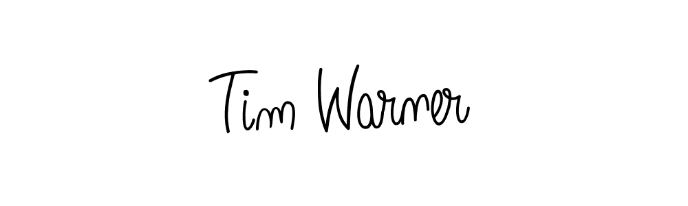 Design your own signature with our free online signature maker. With this signature software, you can create a handwritten (Angelique-Rose-font-FFP) signature for name Tim Warner. Tim Warner signature style 5 images and pictures png