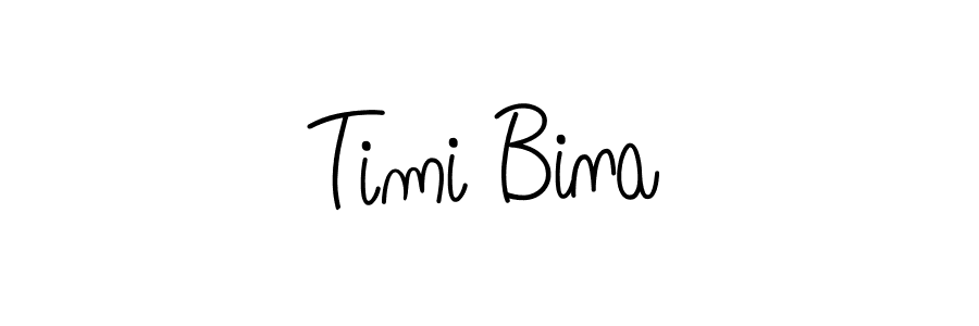 You can use this online signature creator to create a handwritten signature for the name Timi Bina. This is the best online autograph maker. Timi Bina signature style 5 images and pictures png