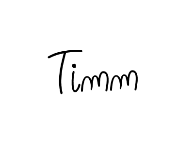 You should practise on your own different ways (Angelique-Rose-font-FFP) to write your name (Timm) in signature. don't let someone else do it for you. Timm signature style 5 images and pictures png