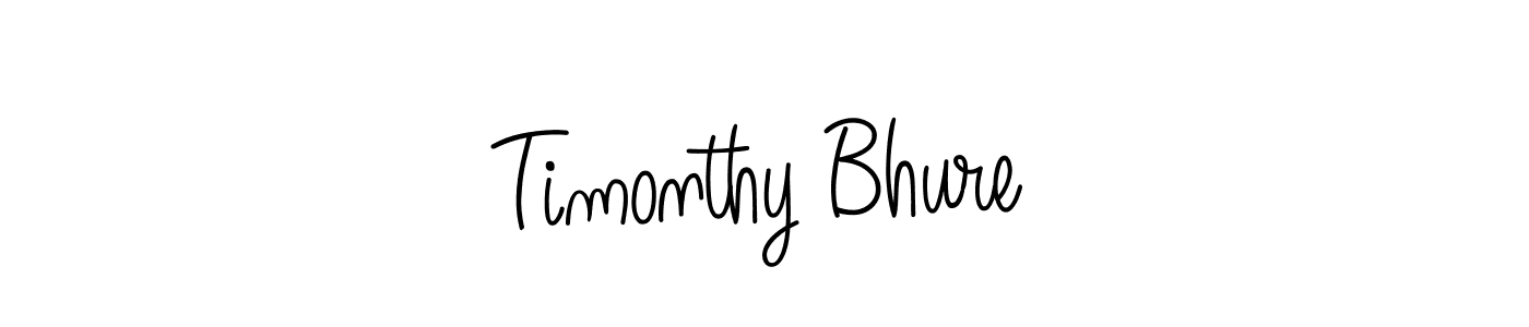 Make a short Timonthy Bhure signature style. Manage your documents anywhere anytime using Angelique-Rose-font-FFP. Create and add eSignatures, submit forms, share and send files easily. Timonthy Bhure signature style 5 images and pictures png