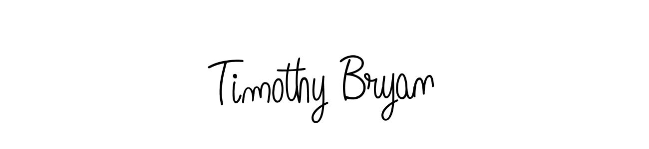 Timothy Bryan stylish signature style. Best Handwritten Sign (Angelique-Rose-font-FFP) for my name. Handwritten Signature Collection Ideas for my name Timothy Bryan. Timothy Bryan signature style 5 images and pictures png