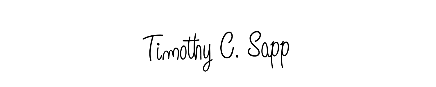 Make a beautiful signature design for name Timothy C. Sapp. Use this online signature maker to create a handwritten signature for free. Timothy C. Sapp signature style 5 images and pictures png