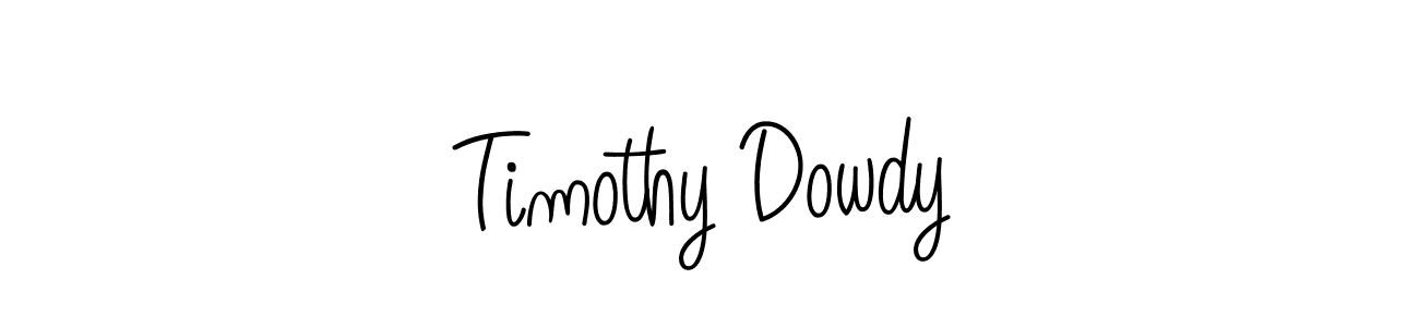 Make a short Timothy Dowdy signature style. Manage your documents anywhere anytime using Angelique-Rose-font-FFP. Create and add eSignatures, submit forms, share and send files easily. Timothy Dowdy signature style 5 images and pictures png