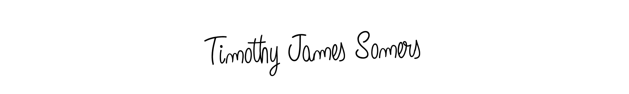 Use a signature maker to create a handwritten signature online. With this signature software, you can design (Angelique-Rose-font-FFP) your own signature for name Timothy James Somers. Timothy James Somers signature style 5 images and pictures png