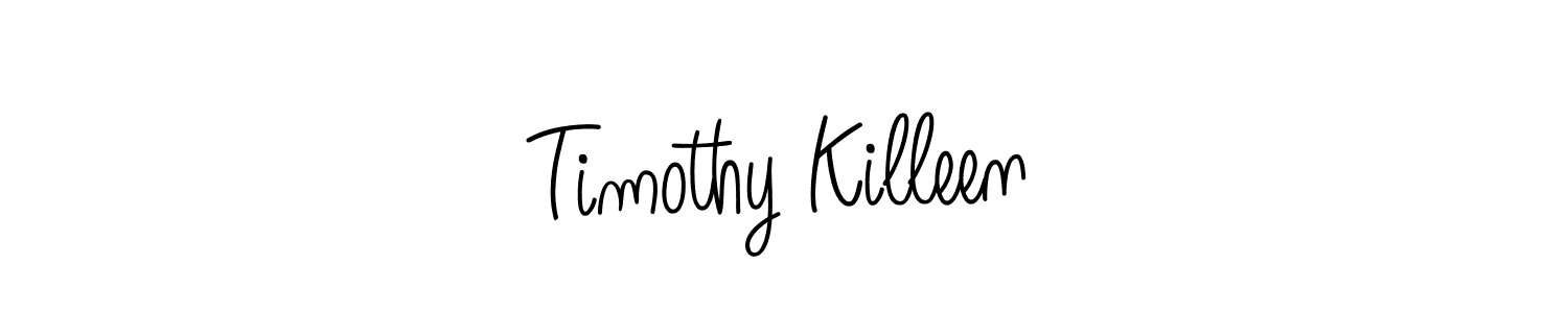 How to make Timothy Killeen name signature. Use Angelique-Rose-font-FFP style for creating short signs online. This is the latest handwritten sign. Timothy Killeen signature style 5 images and pictures png