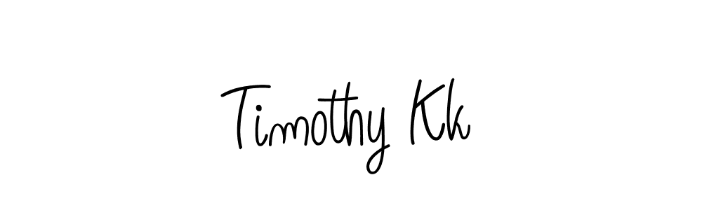 Design your own signature with our free online signature maker. With this signature software, you can create a handwritten (Angelique-Rose-font-FFP) signature for name Timothy Kk. Timothy Kk signature style 5 images and pictures png