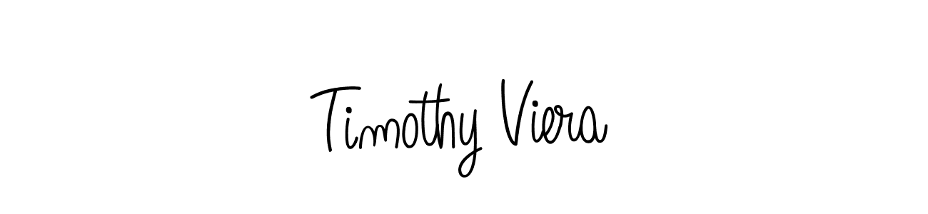 How to make Timothy Viera name signature. Use Angelique-Rose-font-FFP style for creating short signs online. This is the latest handwritten sign. Timothy Viera signature style 5 images and pictures png